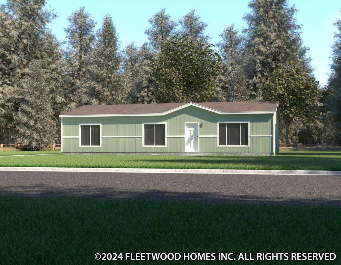 Evergreen 28502e hero, elevation, and exterior home features