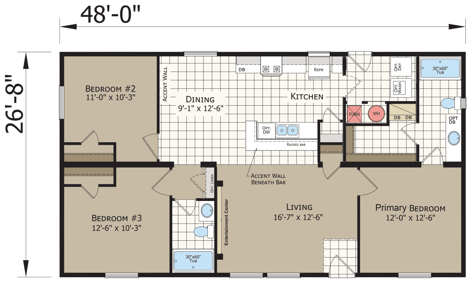 Dreamworks dw4483b floor plan home features