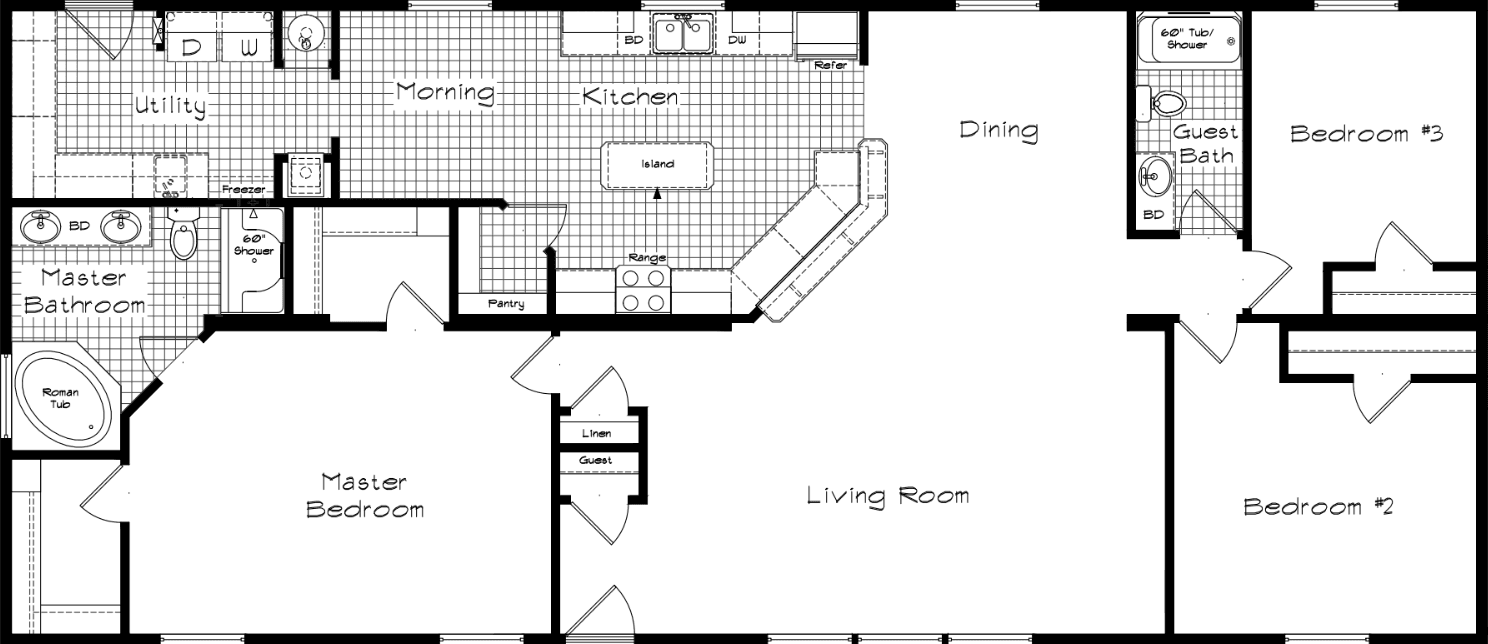 Cedar canyon 2064 floor plan home features