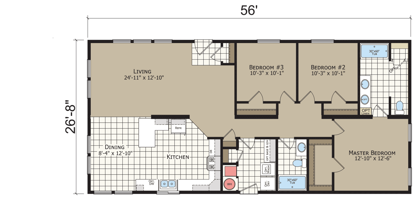 Crystal bay estates cb4563c floor plan home features