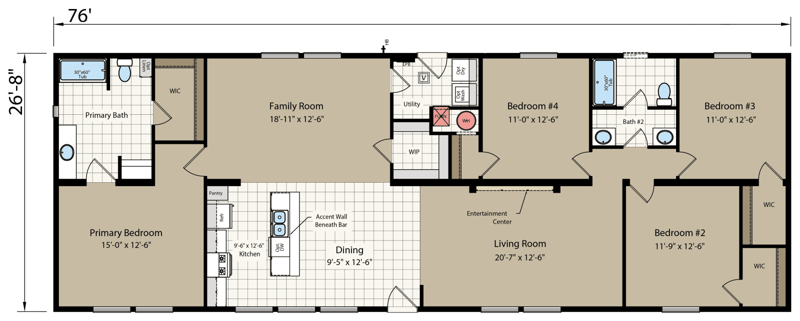 Dreamworks dw4764b floor plan home features