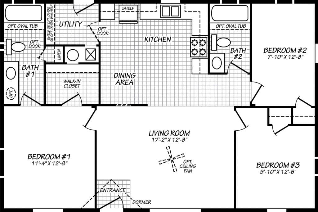 Sandpointe 28403a floor plan home features