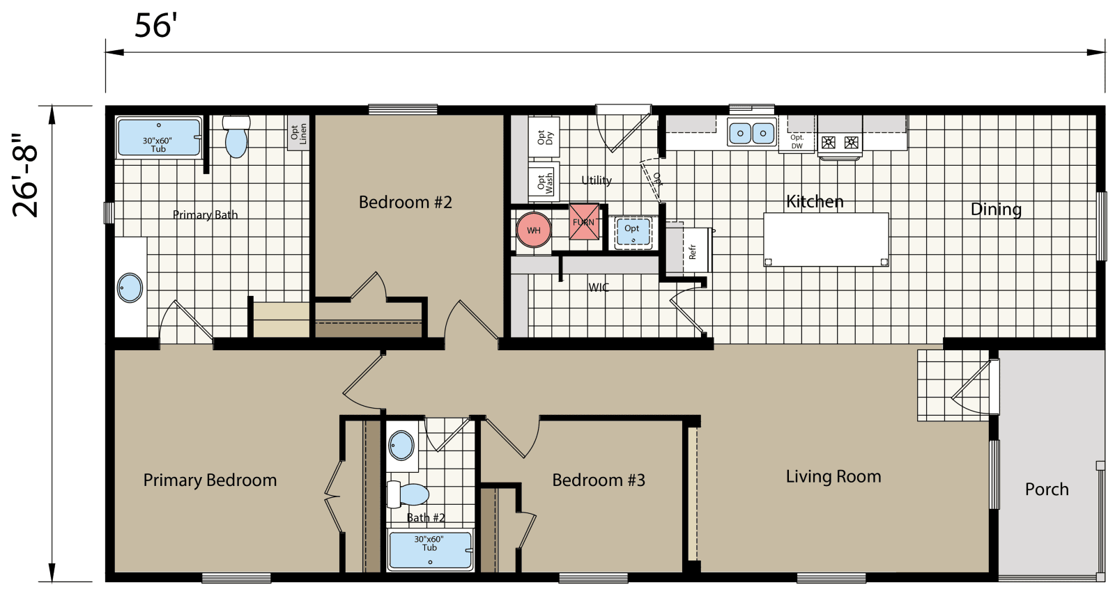 Dreamworks dw4563d floor plan home features