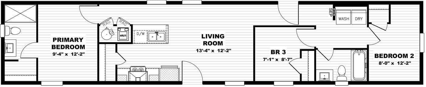 Good vibrations floor plan home features