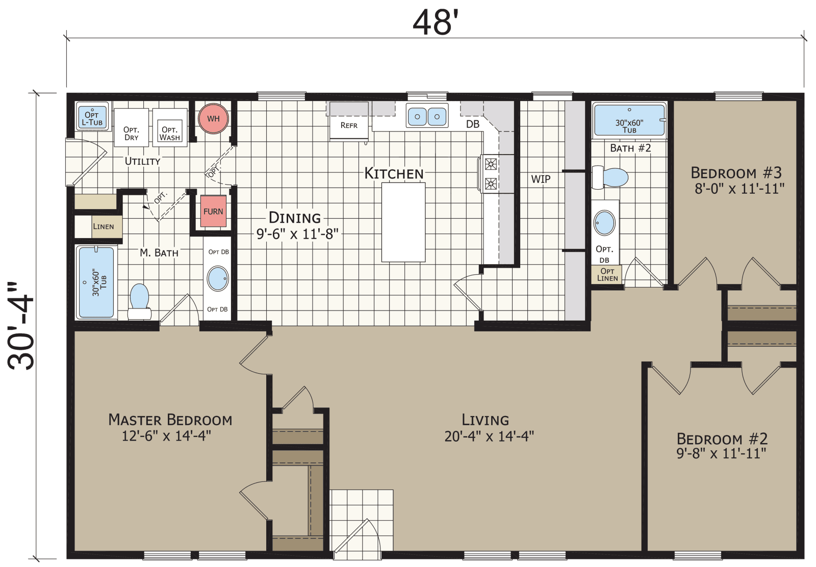 Hidden creek hc6483p floor plan home features