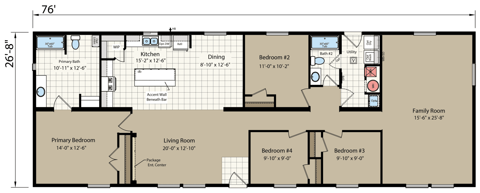 Dreamworks dw4764f floor plan home features