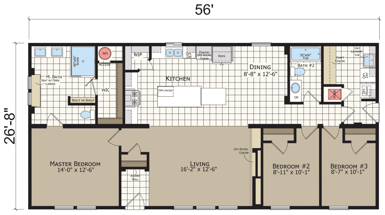 Catena ct4563b floor plan home features