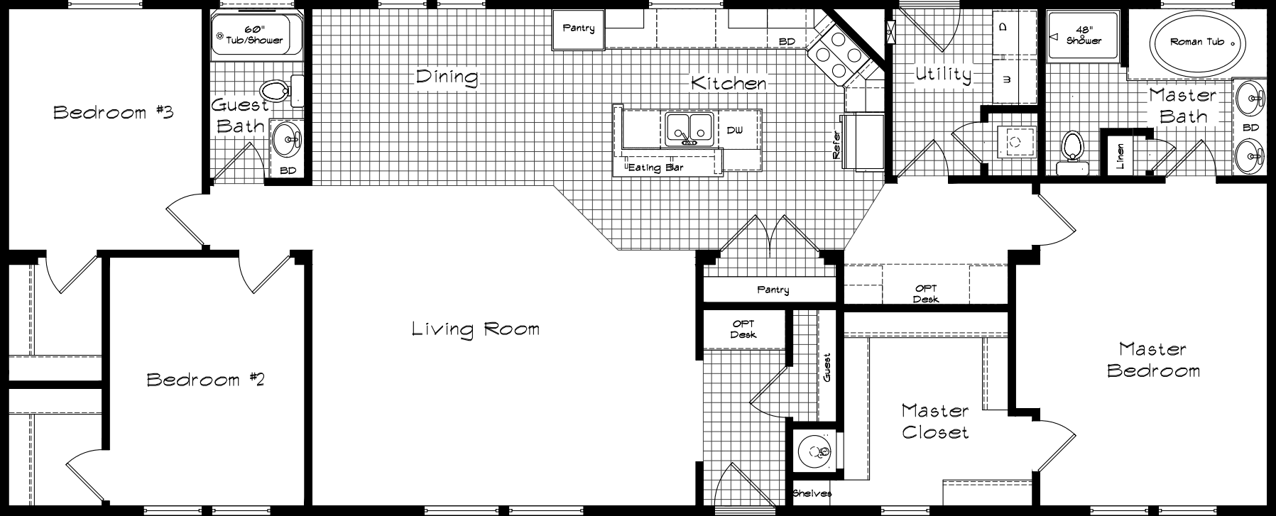 Cedar canyon 2075 floor plan home features