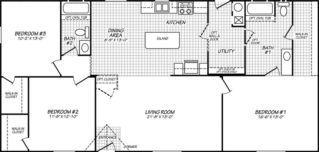 Eagle 28563s floor plan home features