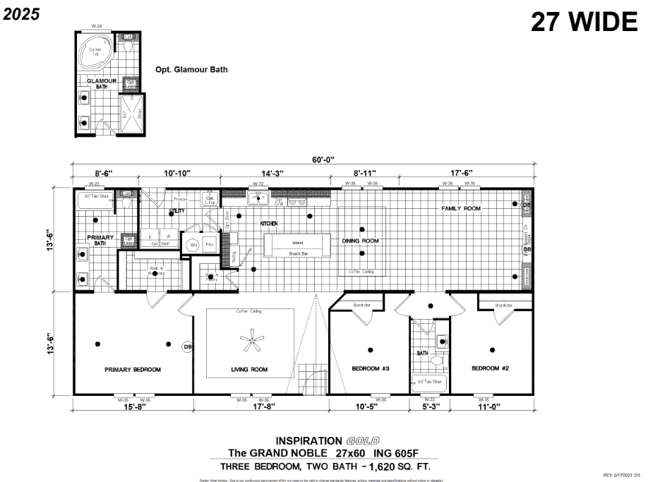 The grand noble floor plan home features