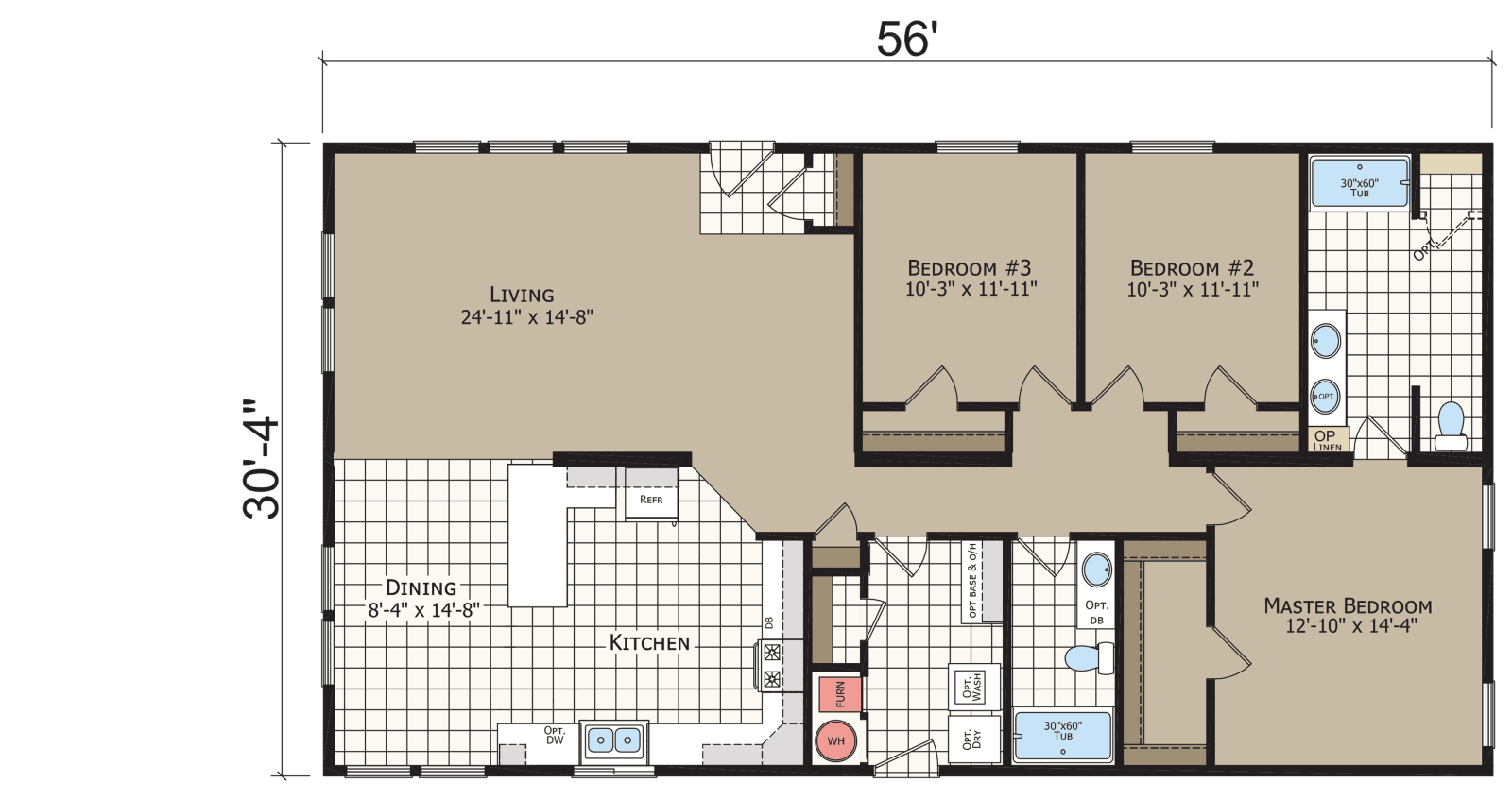 Crystal bay estates cb6563c floor plan home features