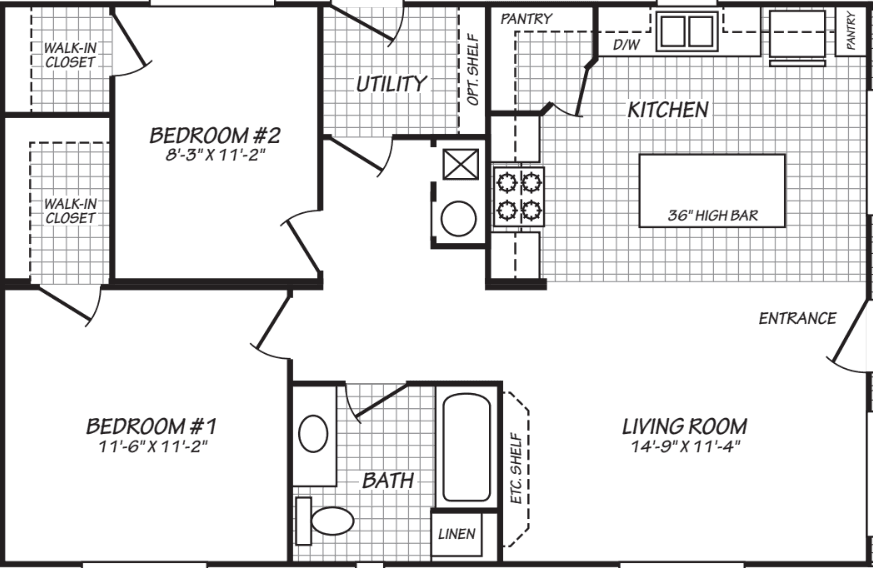 The stratus (24362d) floor plan home features