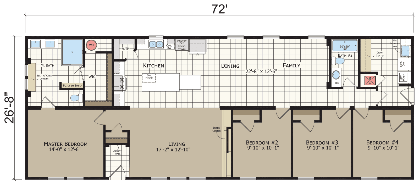 Catena ct4724b floor plan home features