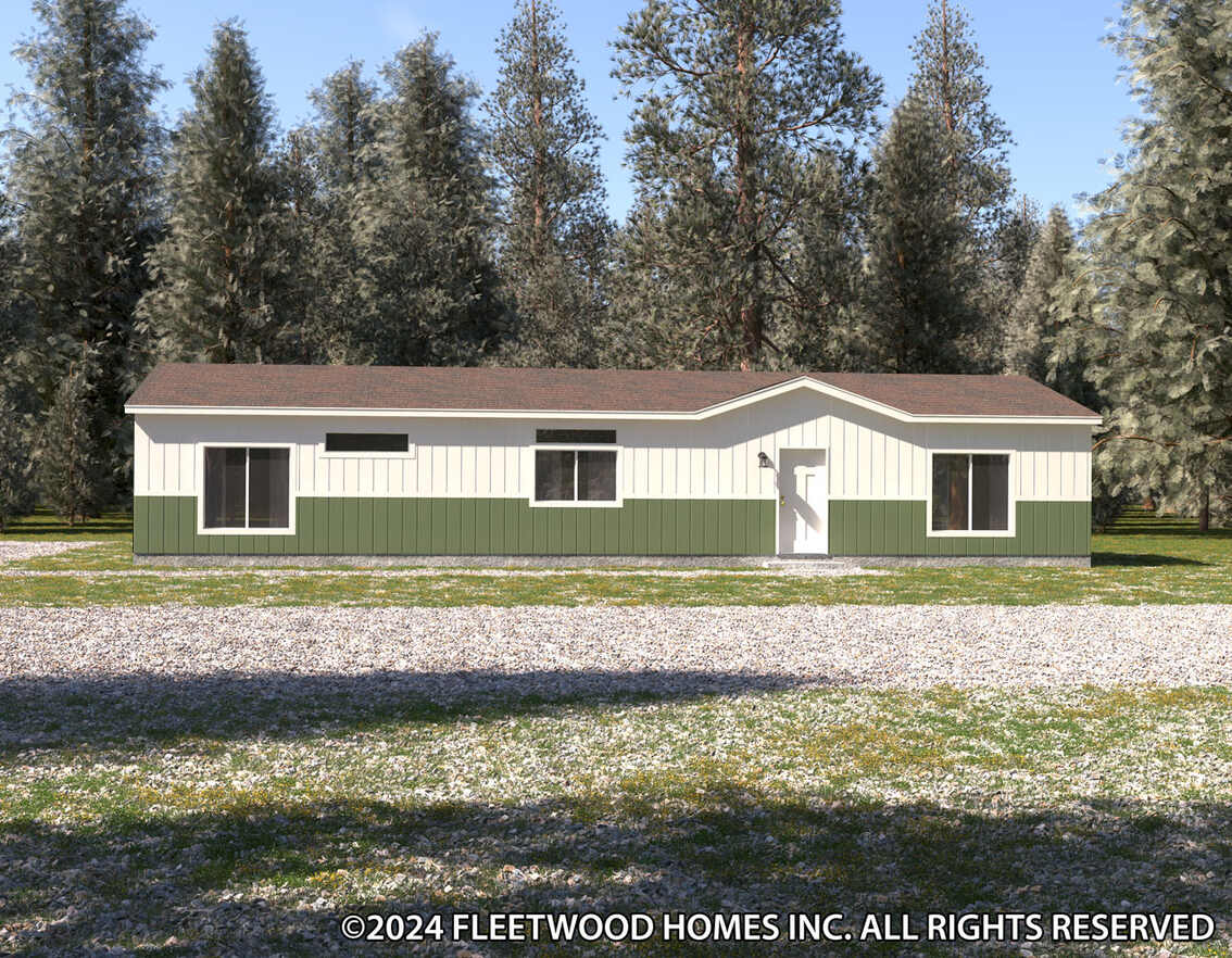 Evergreen 28603e hero, elevation, and exterior home features