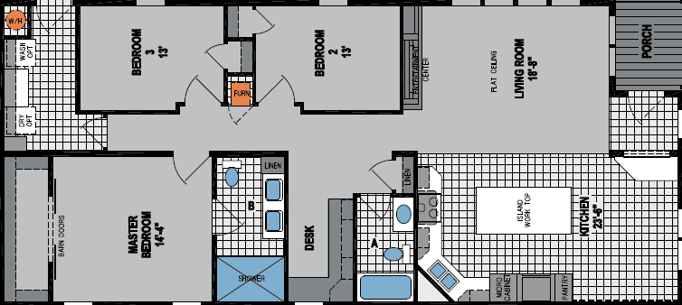 Spectra cs7302 floor plan home features