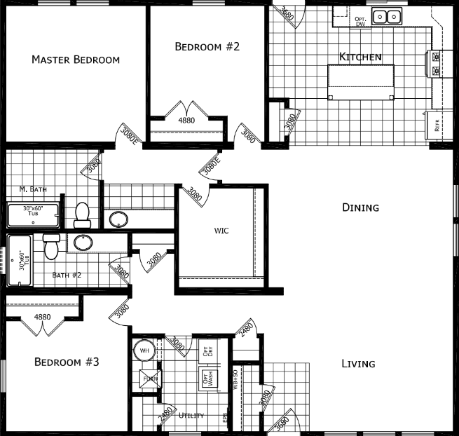 Grand teton tw4042 floor plan home features