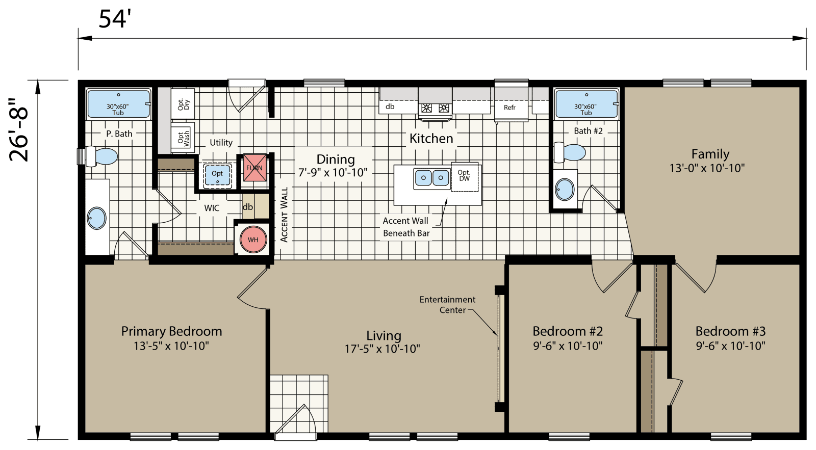 Dreamworks dw4543b floor plan home features