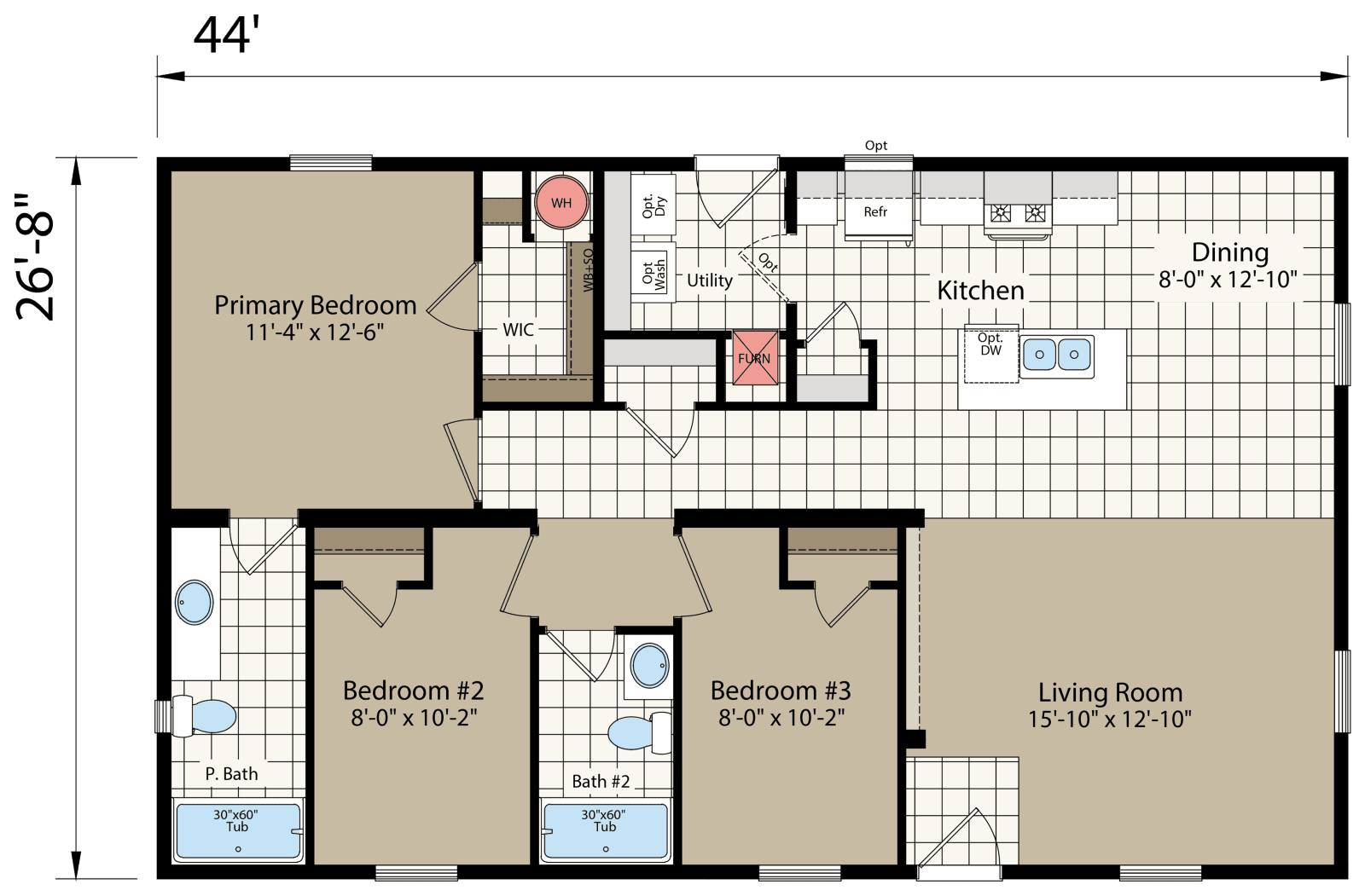 Dreamworks dw4443b floor plan home features