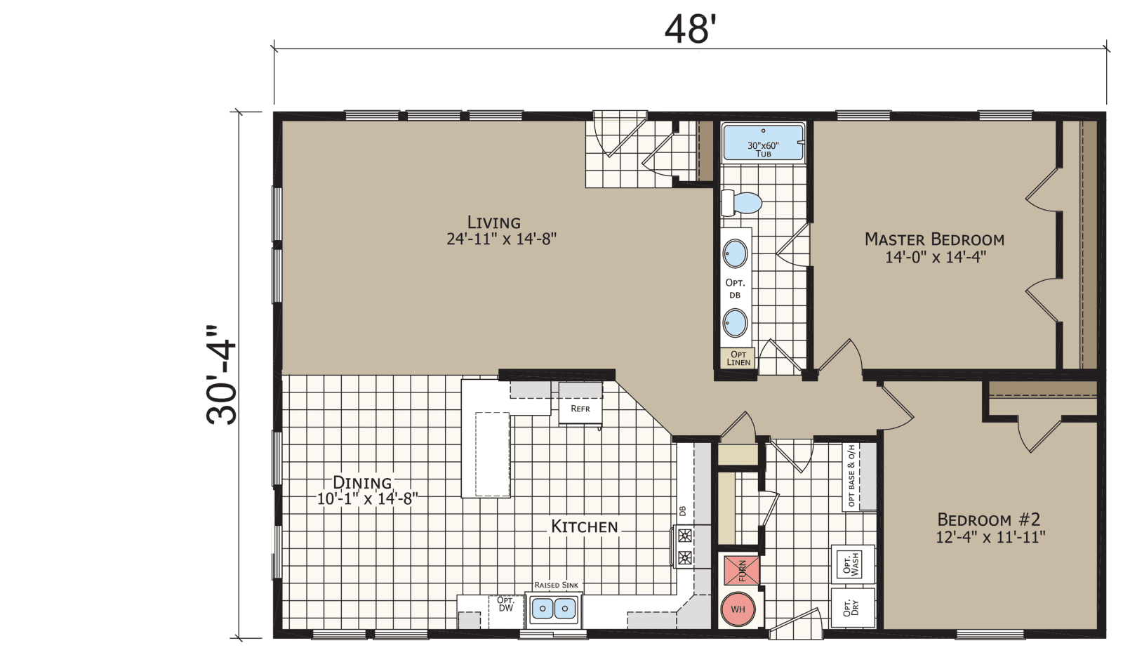 Crystal bay estates cb6482c floor plan home features