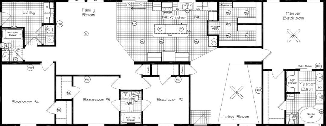 Cedar canyon 2042-2 floor plan home features