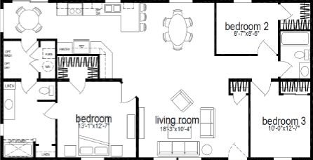 Ridgewood j935c floor plan home features