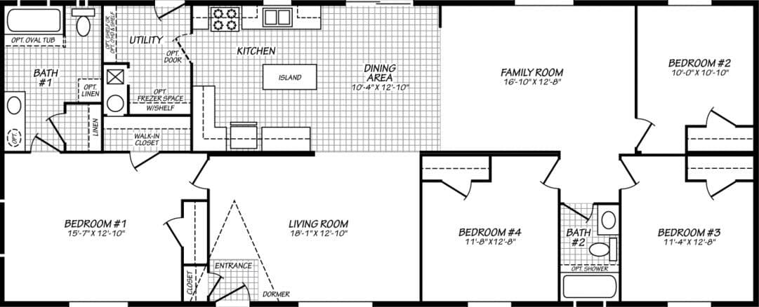 Eagle 28664s floor plan home features