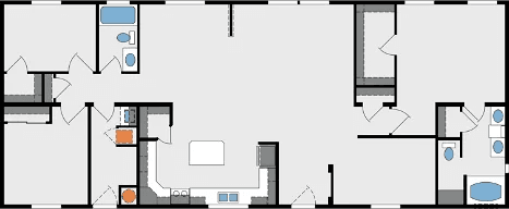 Westridge floor plan home features