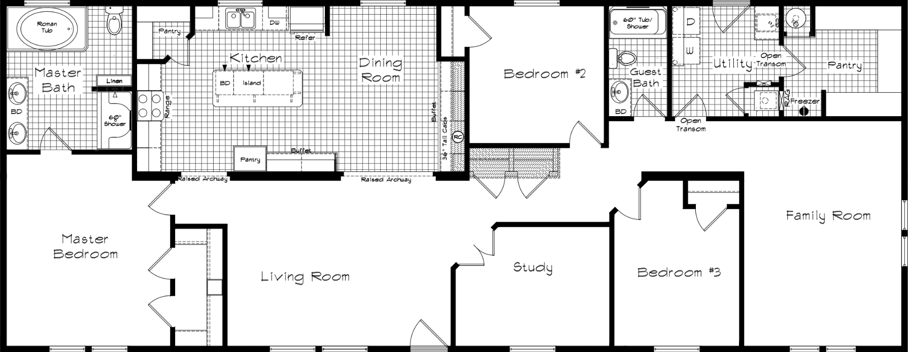 Cedar canyon 2066 floor plan home features