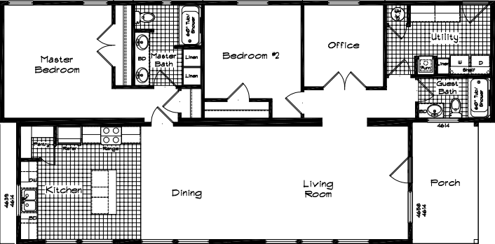 Meadow ranch 4003 floor plan home features