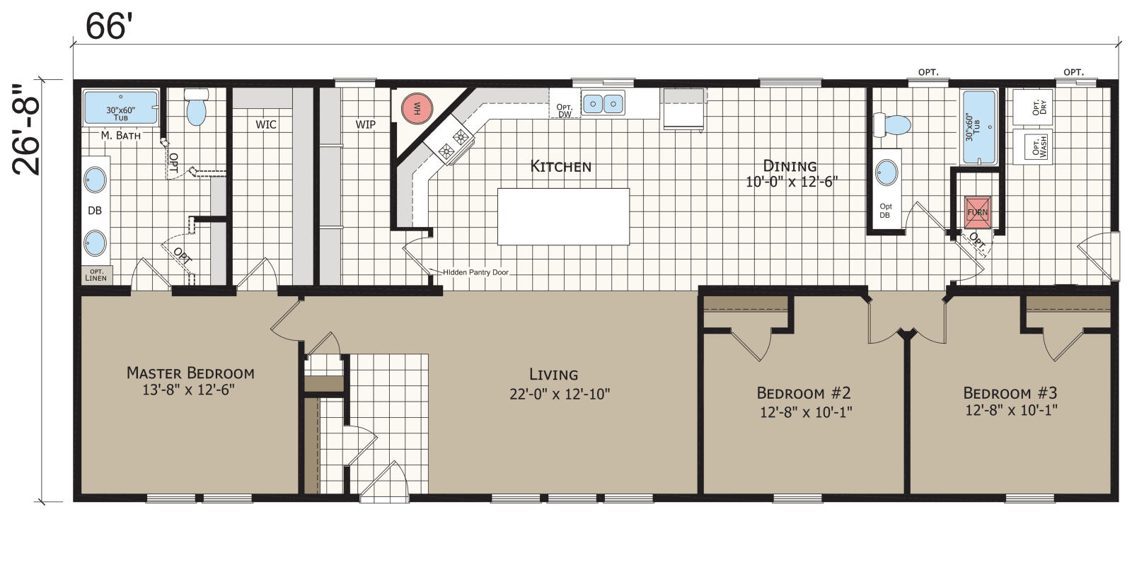 Hidden valley hv4663m floor plan home features