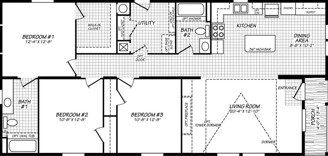 Juniper 28563l floor plan home features