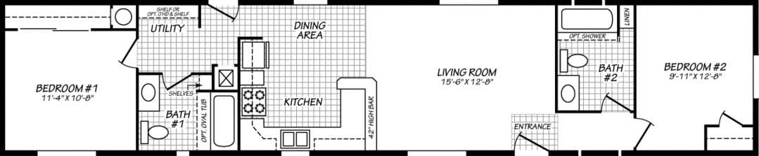 Sandpointe 14662a floor plan home features