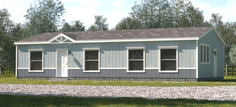 The opal (28483f) hero, elevation, and exterior home features